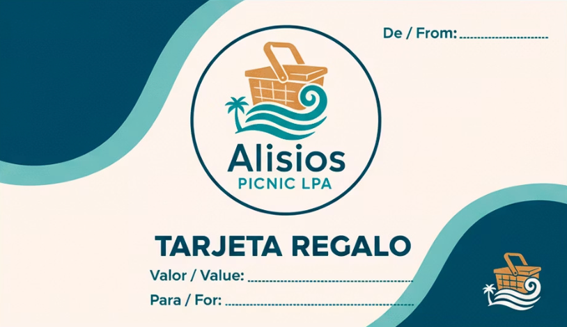 Tarjeta regalo Picnic gran canaria